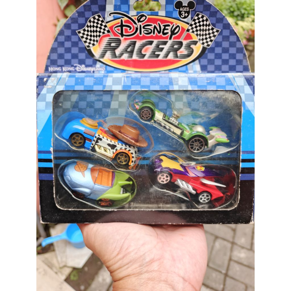 Jual Diecast Disney Racers Set Toy Story Woody, Buzz Lightyear, Emperor ...