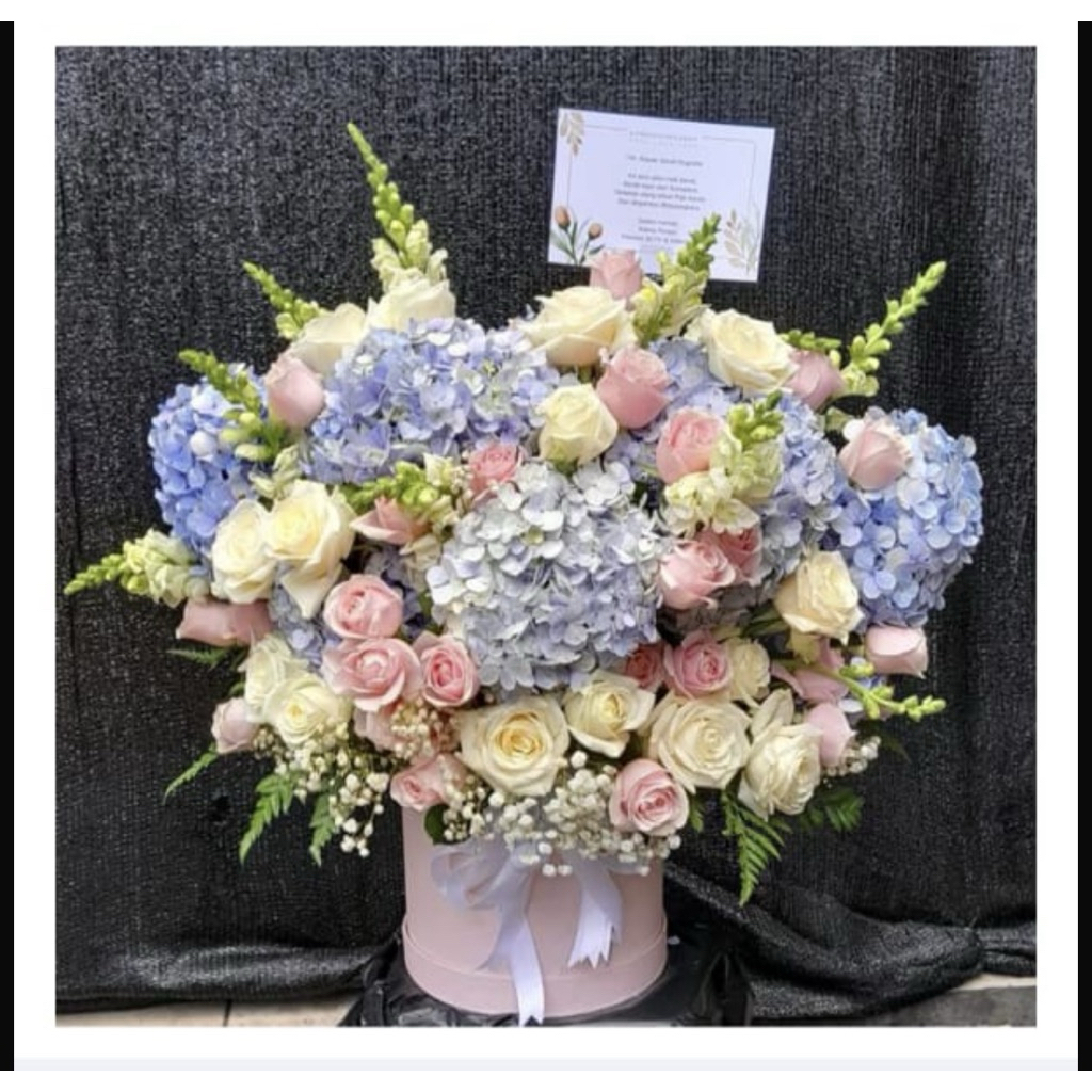 Jual the fresh blue sky series bloombox bouquets bucket buket bunga ...