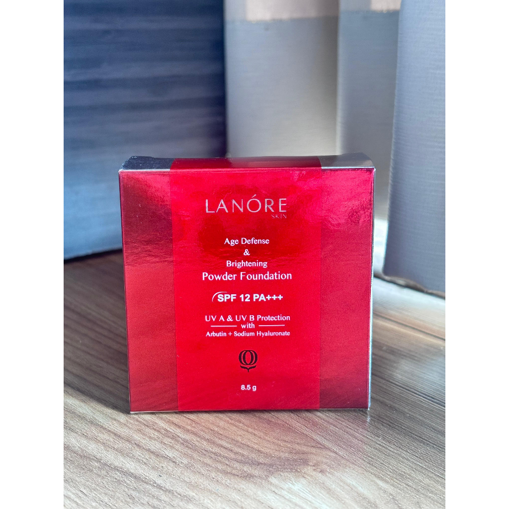 Jual Lanore Skin Age Defense & Brightening Powder Foundation Spf 12 PA ...