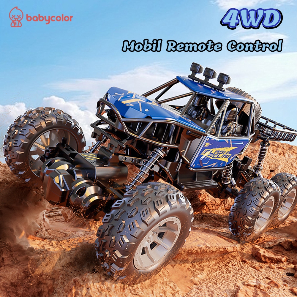 Jual BABYCOLOR 4WD Mobil Remote Control Besar Alloy RC Off Road Rock ...