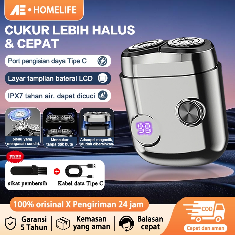 Jual AE Alat Cukur Kumis Dan Jenggot LED Cukur Kumis Elektrik Pria