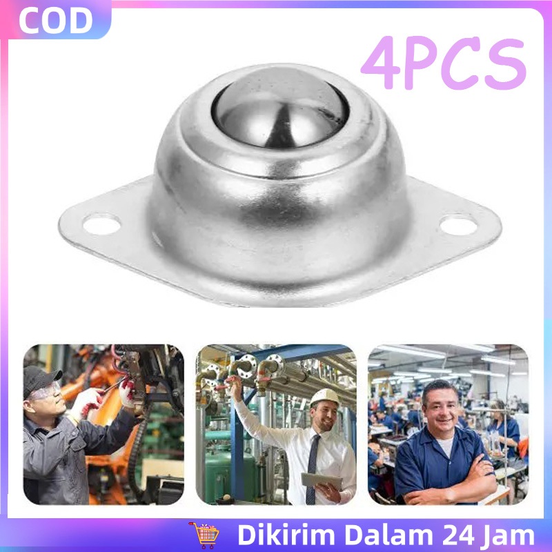 Jual 4pcs/Set 16mm Roda 360 Roda Caster Roda Besi Roda Geser Rotasi ...