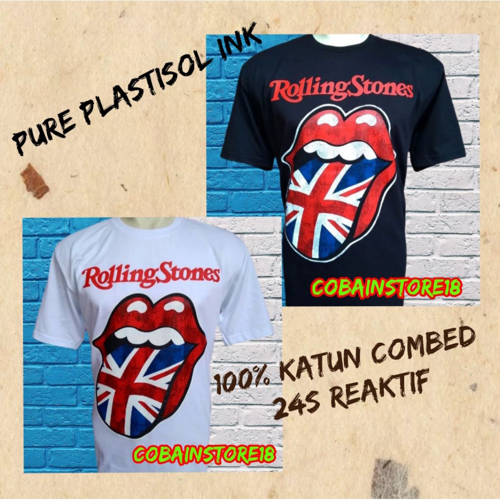 Jual Kaos Band Stun / 100% Katun Combed 24s Reaktif / Built Up ...