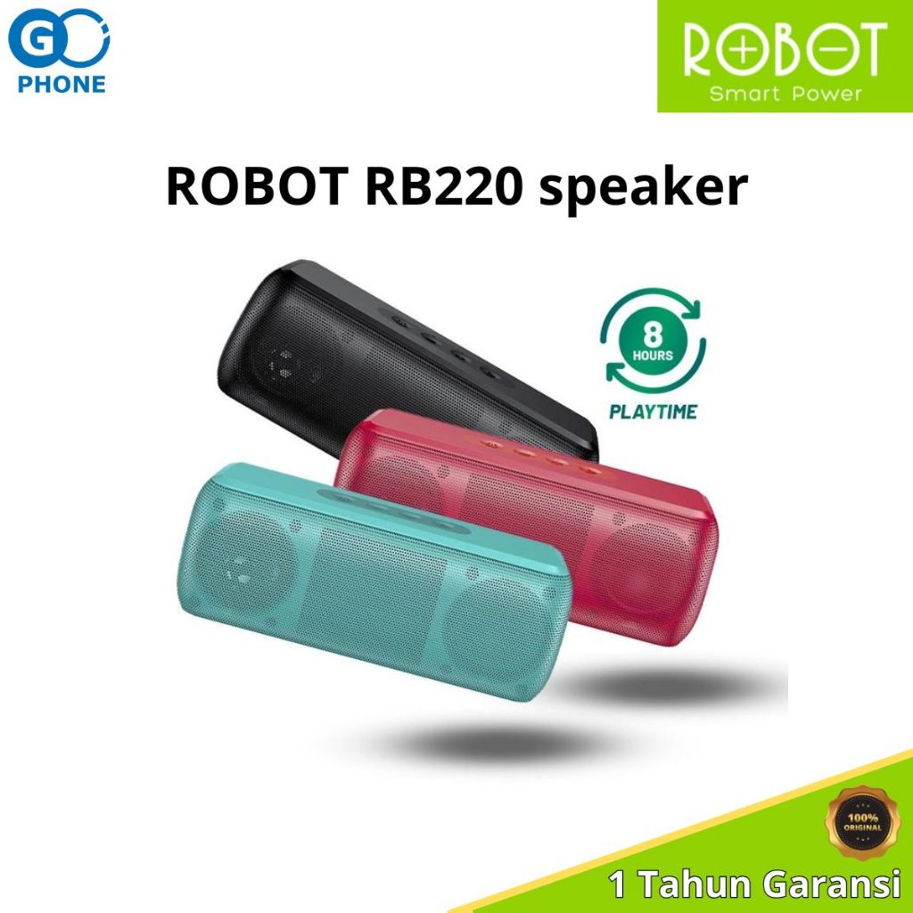 Jual ROBOT Speaker Bluetooth RB220 Portable Wireless Super Bass Mini ...