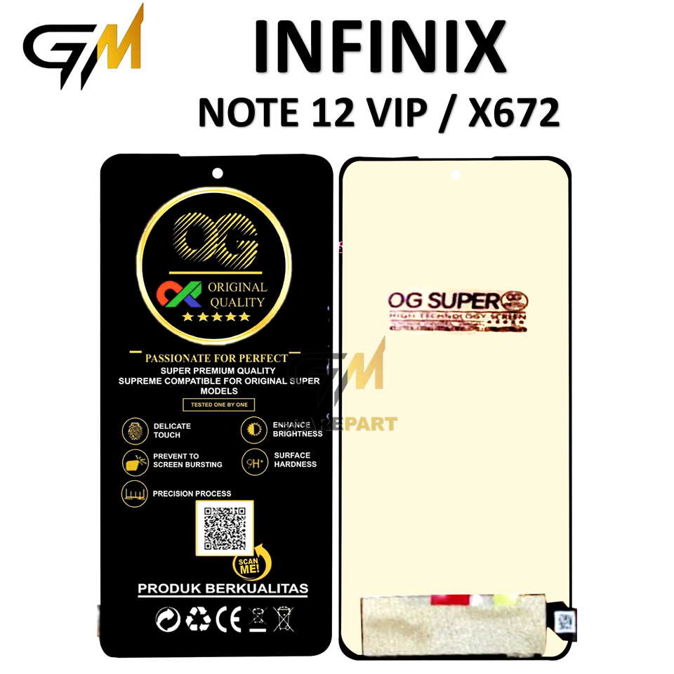 Jual LCD TOUCHSCREEN INFINIX NOTE 12 VIP / X672 ORIGINAL 100% COMPLETE ...