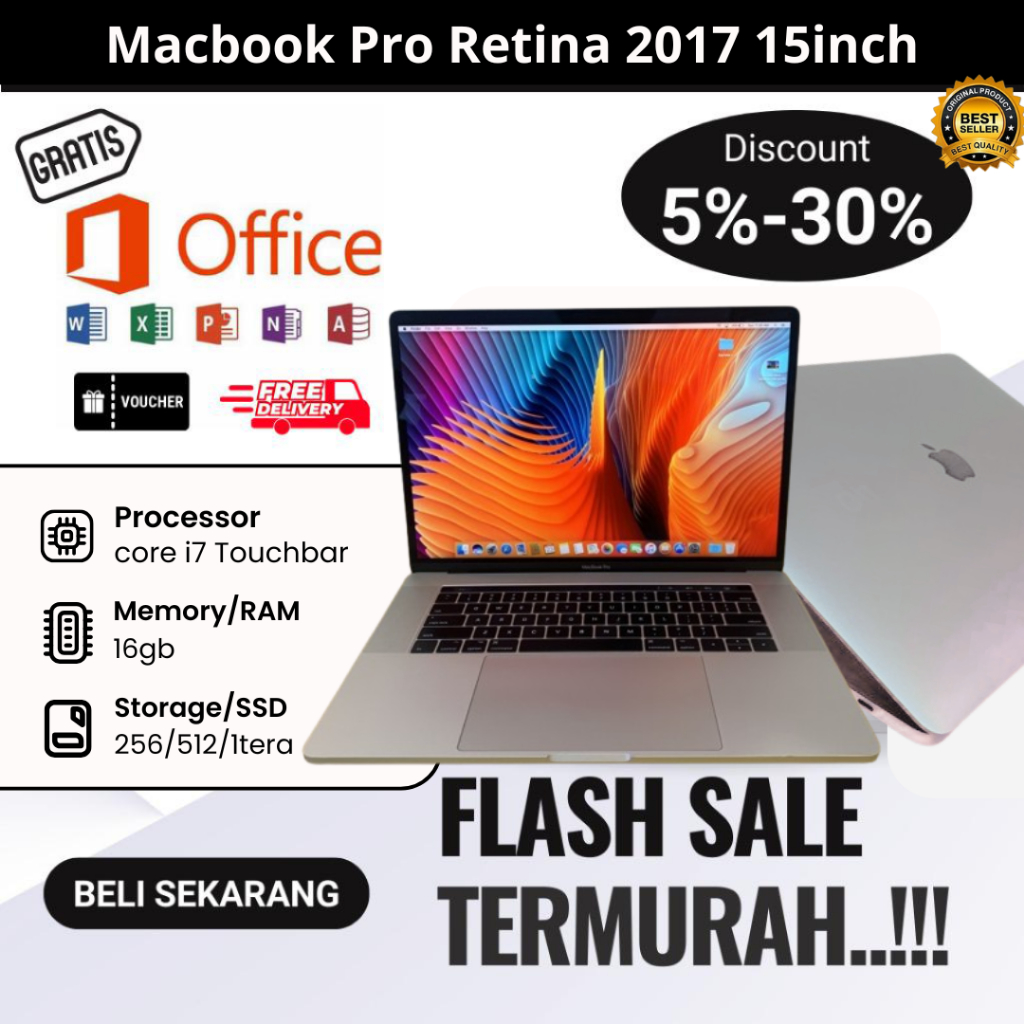 2574)MacBook Pro i7 512GB 16GB 15インチ Apple Macbook Pro 15 Inch