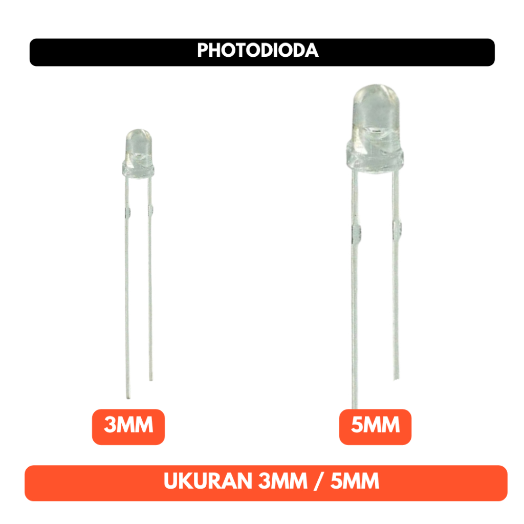Jual Photodiode 3mm 5mm Photodioda Photo dioda | Shopee Indonesia