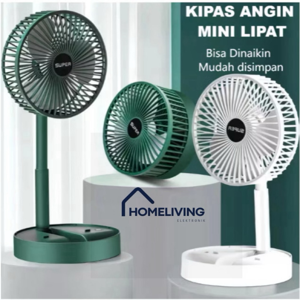 Kipas Lipat Portabel Murah Kipas Angin Mini Duduk Putar 180 Murah 3  Speed Serbaguna