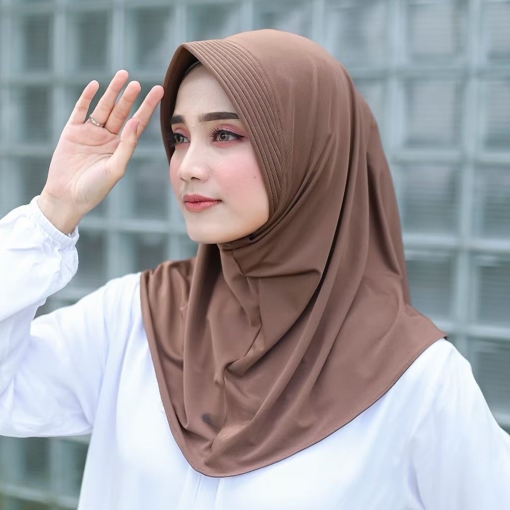 HIJAB SPORT ukuran S•kerudung olah raga•jilbab sport. jilbab olah raga• jilbab daily•hijab sport