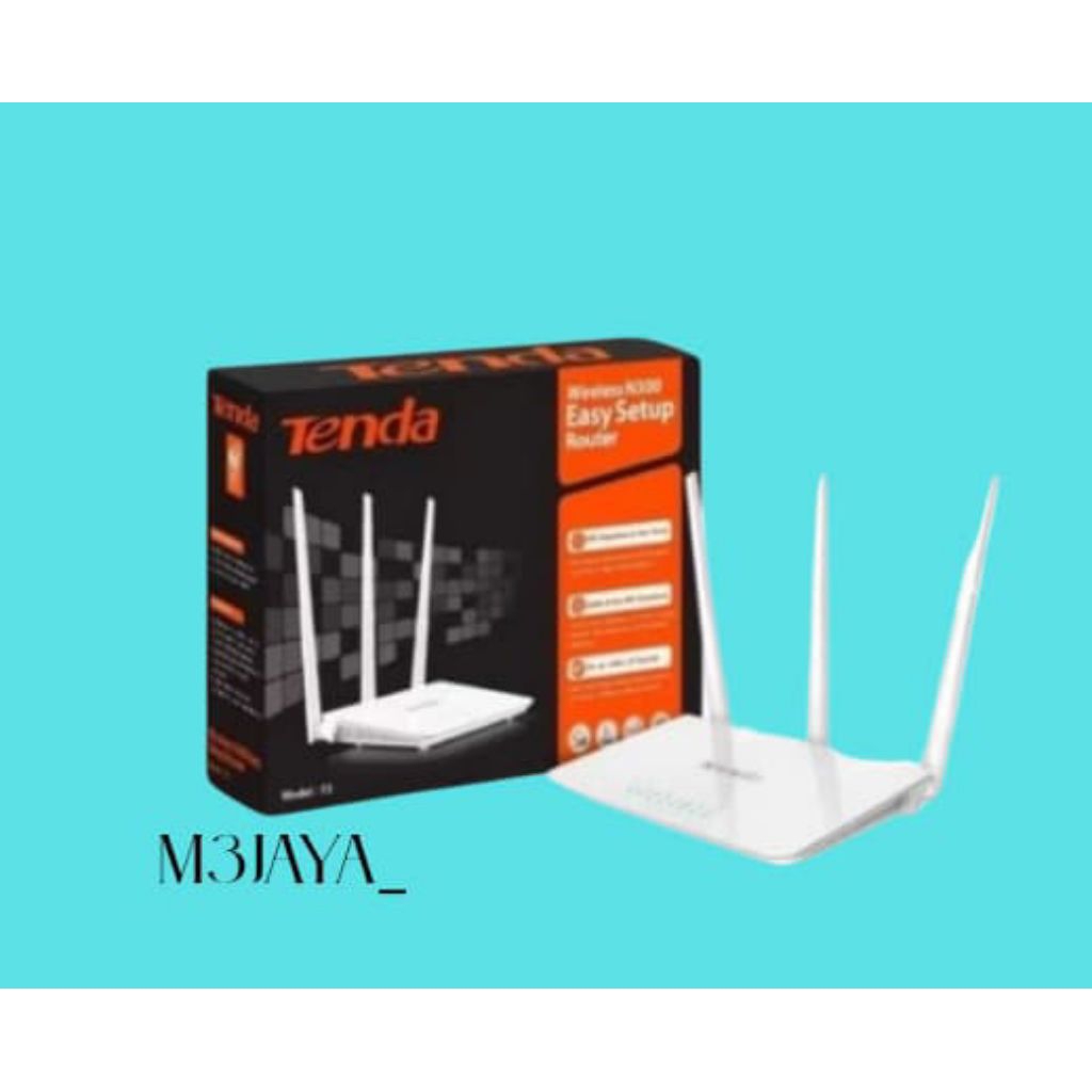 Jual Tenda F3 Wireless Router N300 Easy Setup Router 300Mbps | Shopee ...