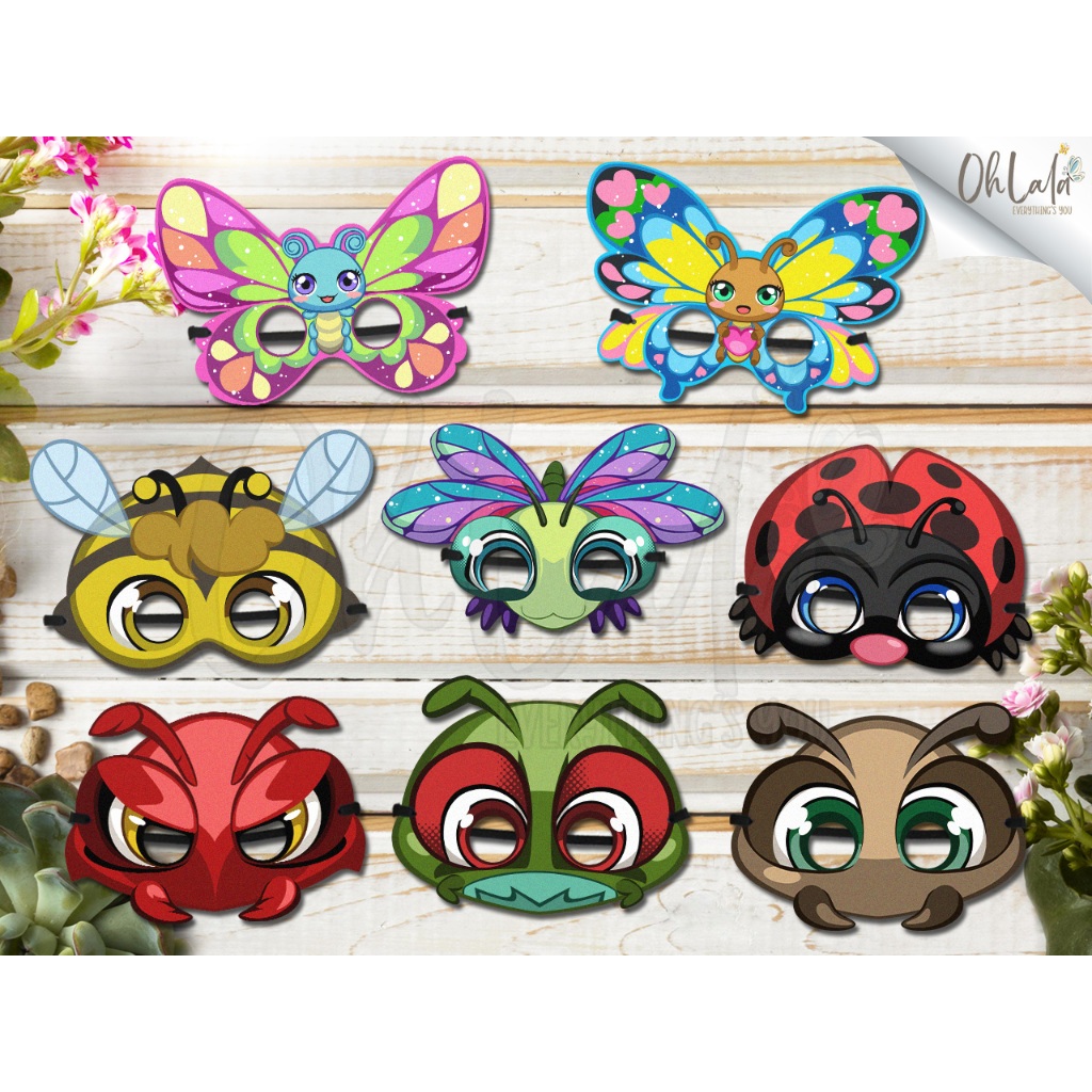 Jual Animal Garden Topeng Karakter Ulang Tahun Anak Birthday Party 