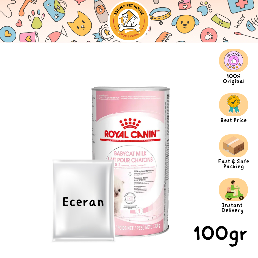 Jual ROYAL CANIN Babycat Milk 100gr Susu Bayi Kucing - Feline Health ...