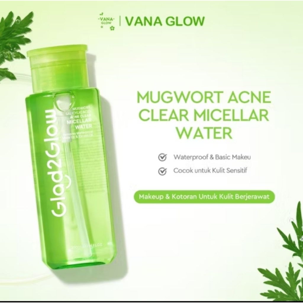 Glad2glow Micellar Water 300 Ml - foto 2