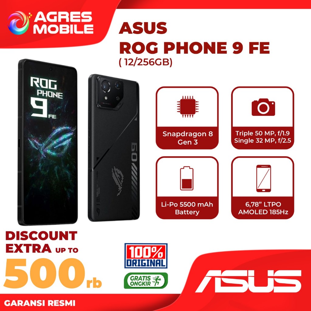 ASUS ROG Phone FE 12GB 256GB Qualcomm Snapdragon® Gen AMOLED