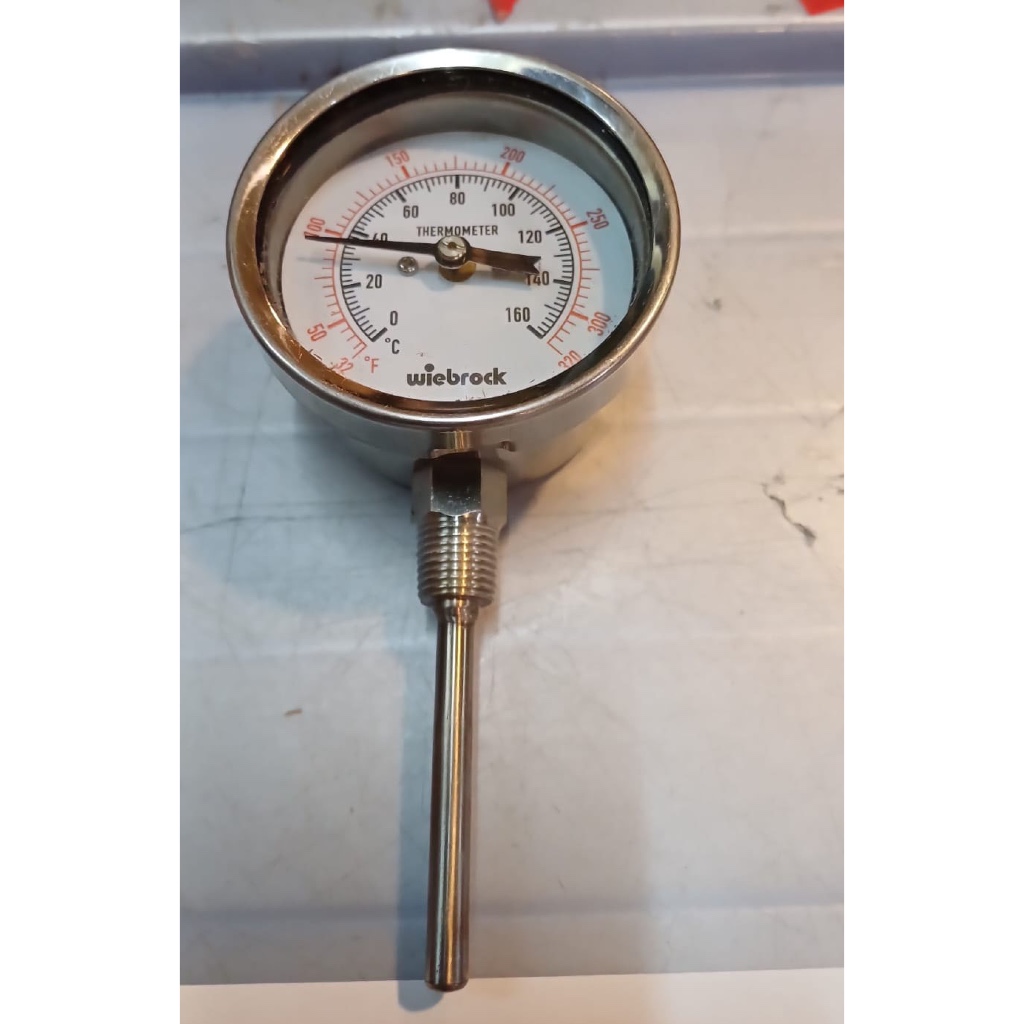 Jual Thermometer Wiebrock Diameter 2 1/2 inch model raket bottom ...