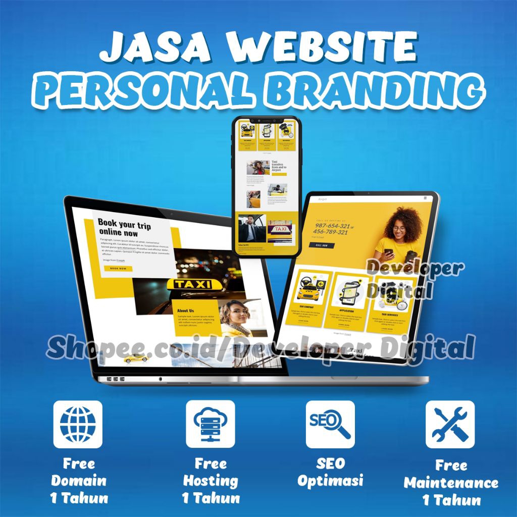 Jasa Website Personal Branding & Portofolio | Developer Digital