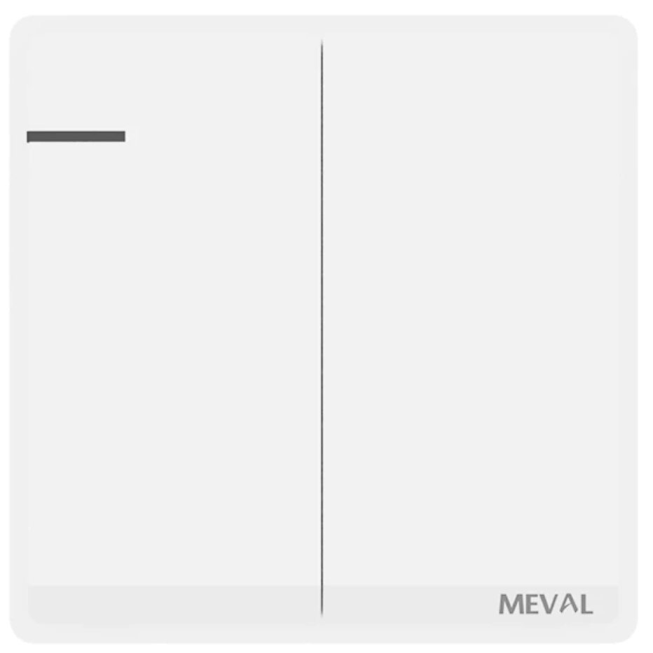 Jual MEVAL Stop Kontak Saklar dan Soket Minimalist - White Basic ...