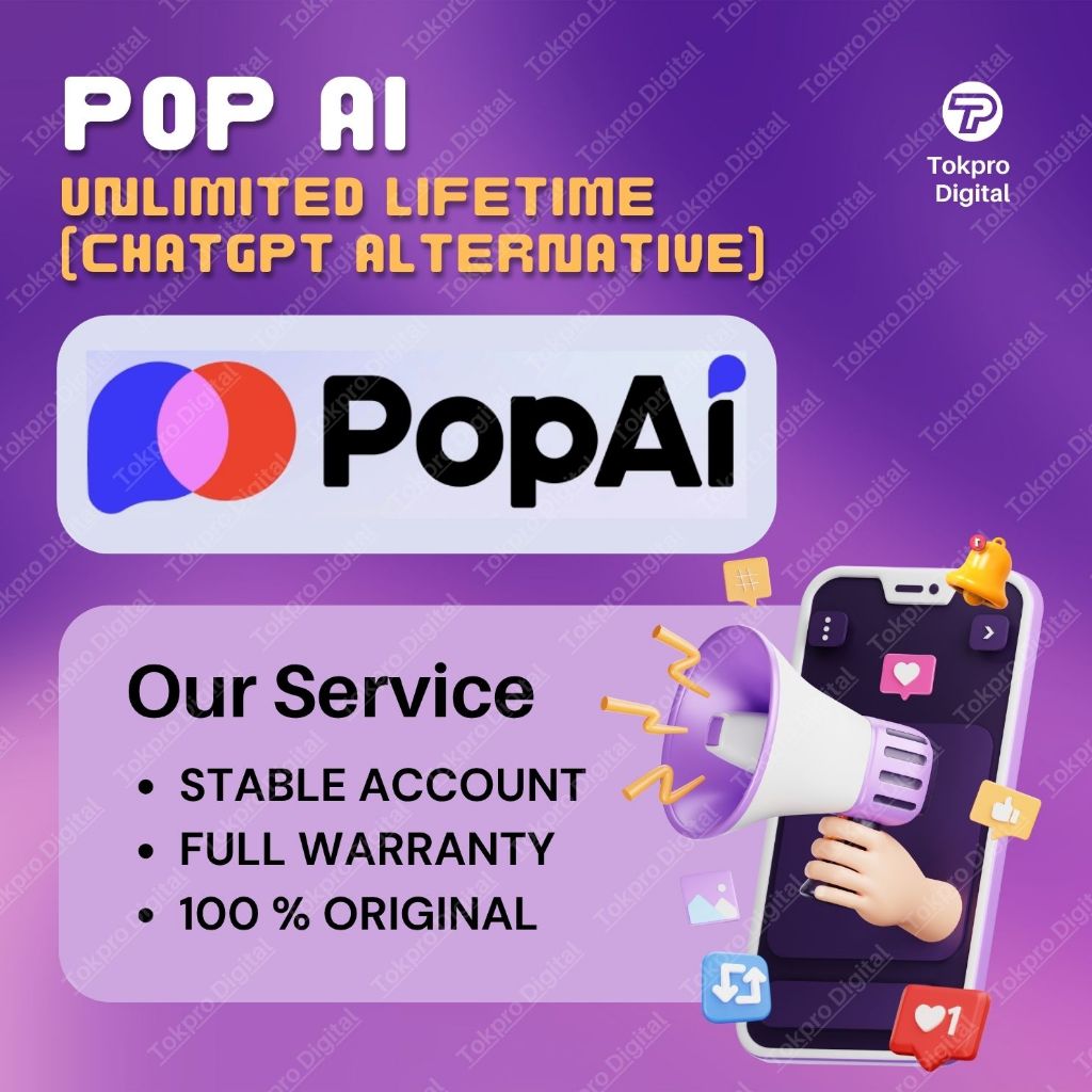 Jual POPAI PRO POP Ai UNLIMITED PLAN - AI Desain Visual & Kreatif untuk ...
