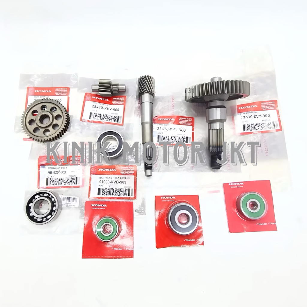 Jual GIGI RASIO SET KVY + BEARING motor HONDA BEAT KARBU , SPACY CARBU ...