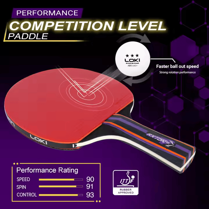 Jual Bat Pingpong Loki RXTON 3 Star ORIGINAL | Shopee Indonesia