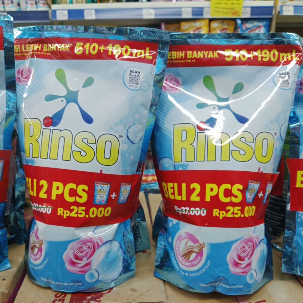 Jual rinso sensi fresh micellar soft 2x700ml | Shopee Indonesia
