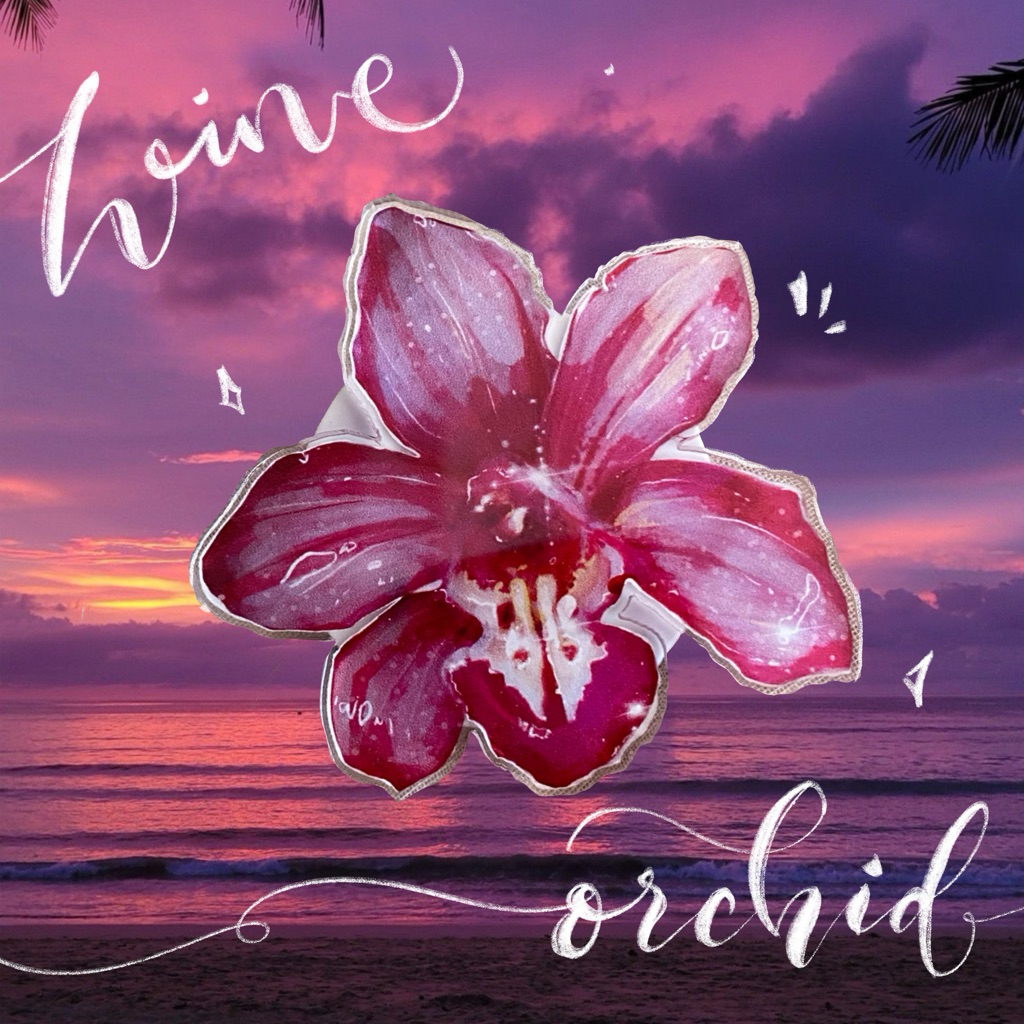 Jual Popsocket Aesthetics flower // ORIGINAL Painting, Phone