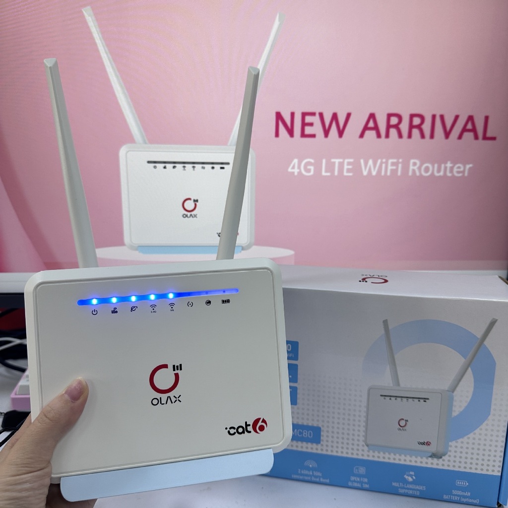 Jual OLAX MC80 LTE TURBO ROUTER modem wifi 4g lte all operator sim card ...