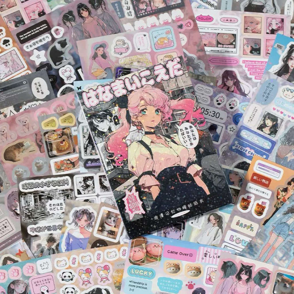Jual JAPANESE STICKER BOOK HARD COVER | Shopee Indonesia