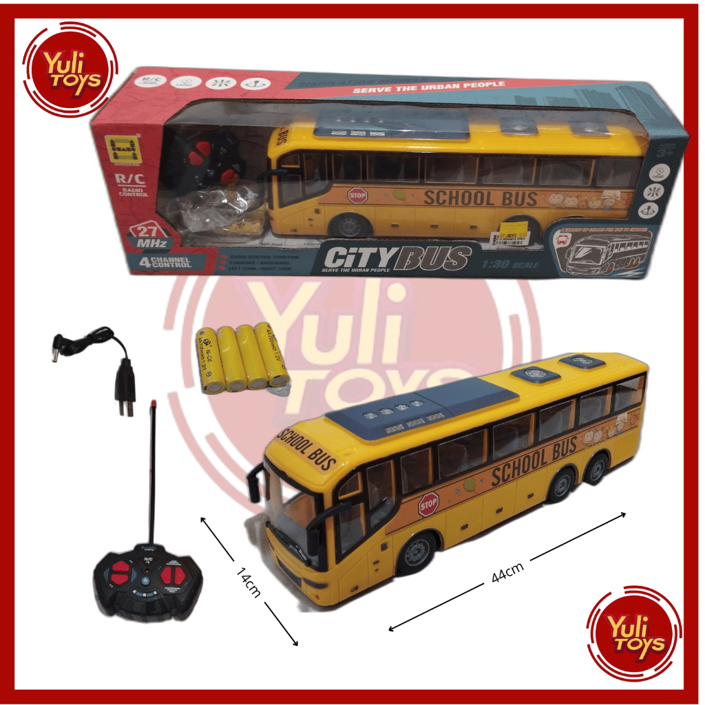 Jual Mainan Mobil Remote Control City Bus R/C ukuran besar | Shopee ...
