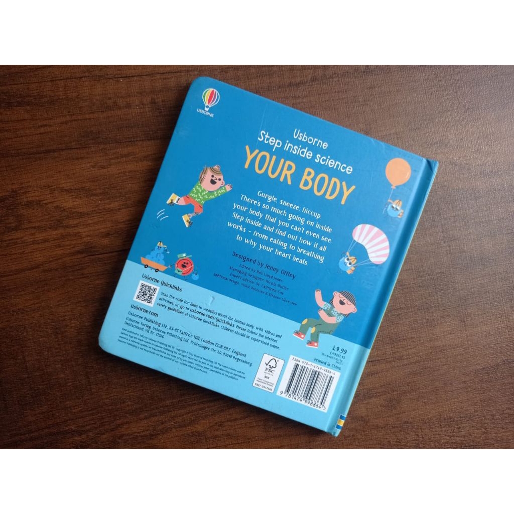 Jual Usborne Step Inside Science: Your Body | Shopee Indonesia