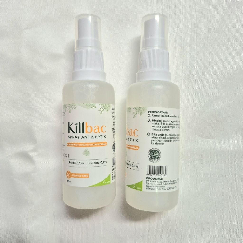 Jual KILLBAC 100% Produk Indonesia Cairan Pembersih Luka Wound ...