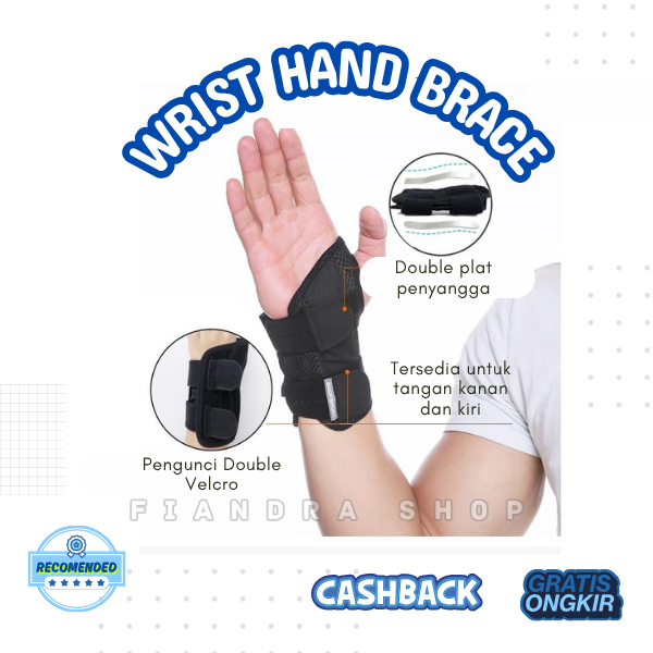 Jual Pelindung Pergelangan Tangan Wrist Hand Brace Palm Support Splint ...