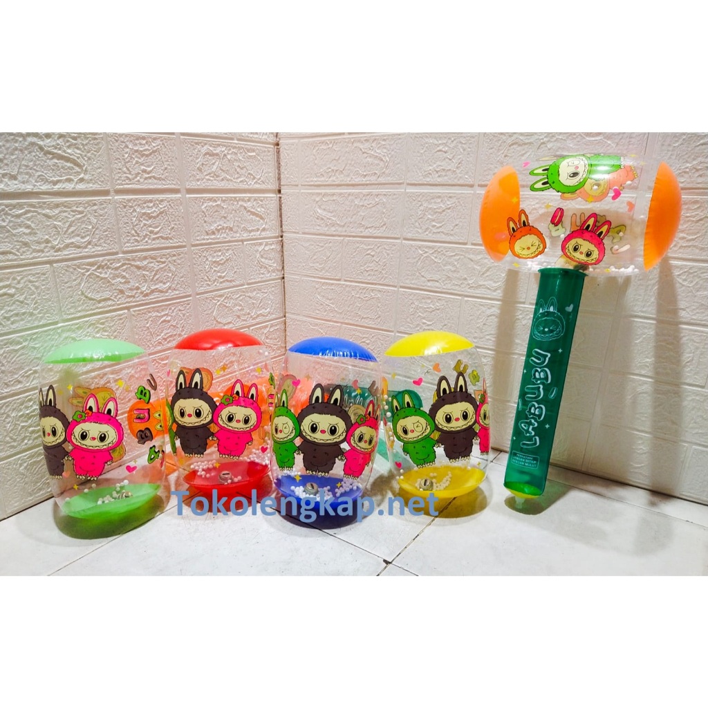 Jual Mainan Anak Palu Angin / DiTiup Gambar Labubu B Ber SNI | Shopee ...