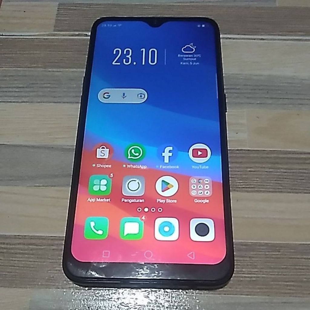 Jual HP OPPO A5S RAM 3/32 GB WARNA HITAM NORMAL DAN SIAP PAKAI | Shopee