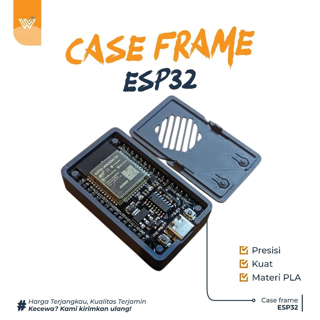 Jual Case Box ESP32 WROOM Minimalis Frame Housing Casing Enclosure ...