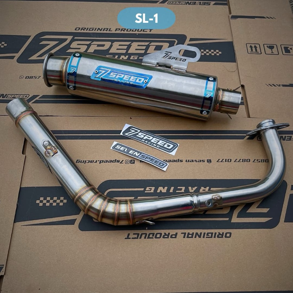 Jual Knalpot matic model salemba ceklist type SL-1 by 7Speed Racing ...