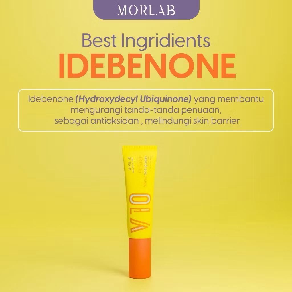 Jual (ORIGINAL) MORLAB V10 Brightening Vitamin Tone Up Cream 50ml ...