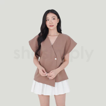 Shesimply Orca Blouse Top Atasan Wanita
