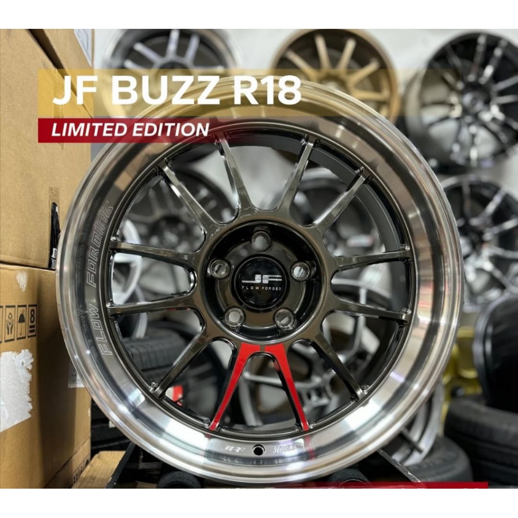Jual velg racing r18 BUZZ JF LUXURY LEBAR 8,5 ET 22 velg mobil racing ...