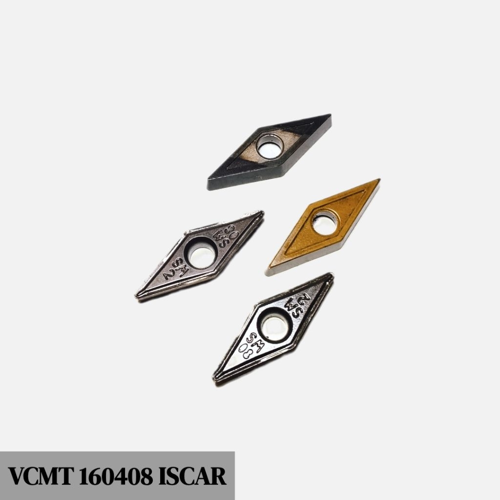 Jual INSERT ISCAR VCMT160402 CARBIDE..VCMT 16 04 mata pisau bubut ...