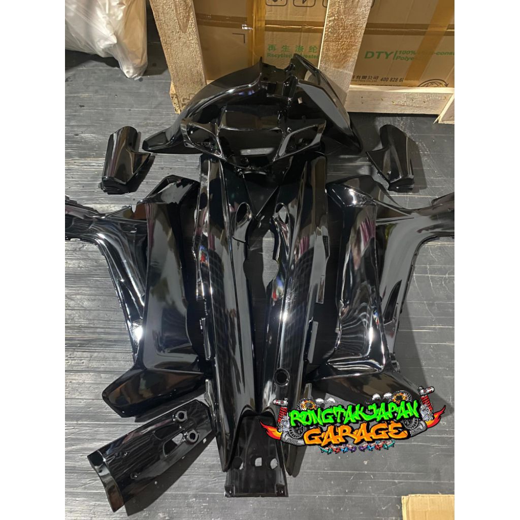 Jual Full set bodi halus fiz r f1zr fizr full hitam polos cover body ...