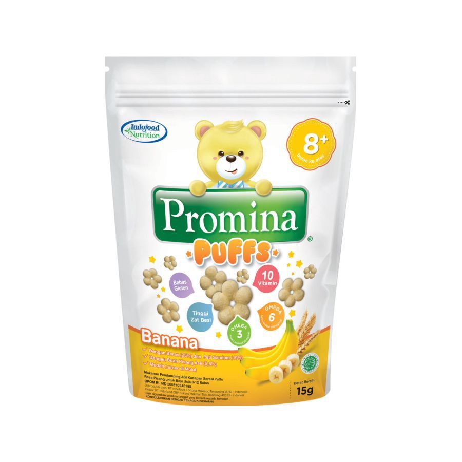 Jual PROMINA PUFF MPASI SNACK BAYI POUCH EKONOMIS 8 BULAN INSTAN BEBAS ...