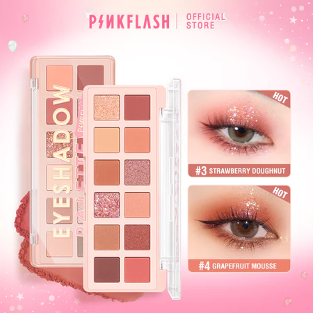 PINKFLASH PinkDessert 12 Shades Eyeshadow Palette