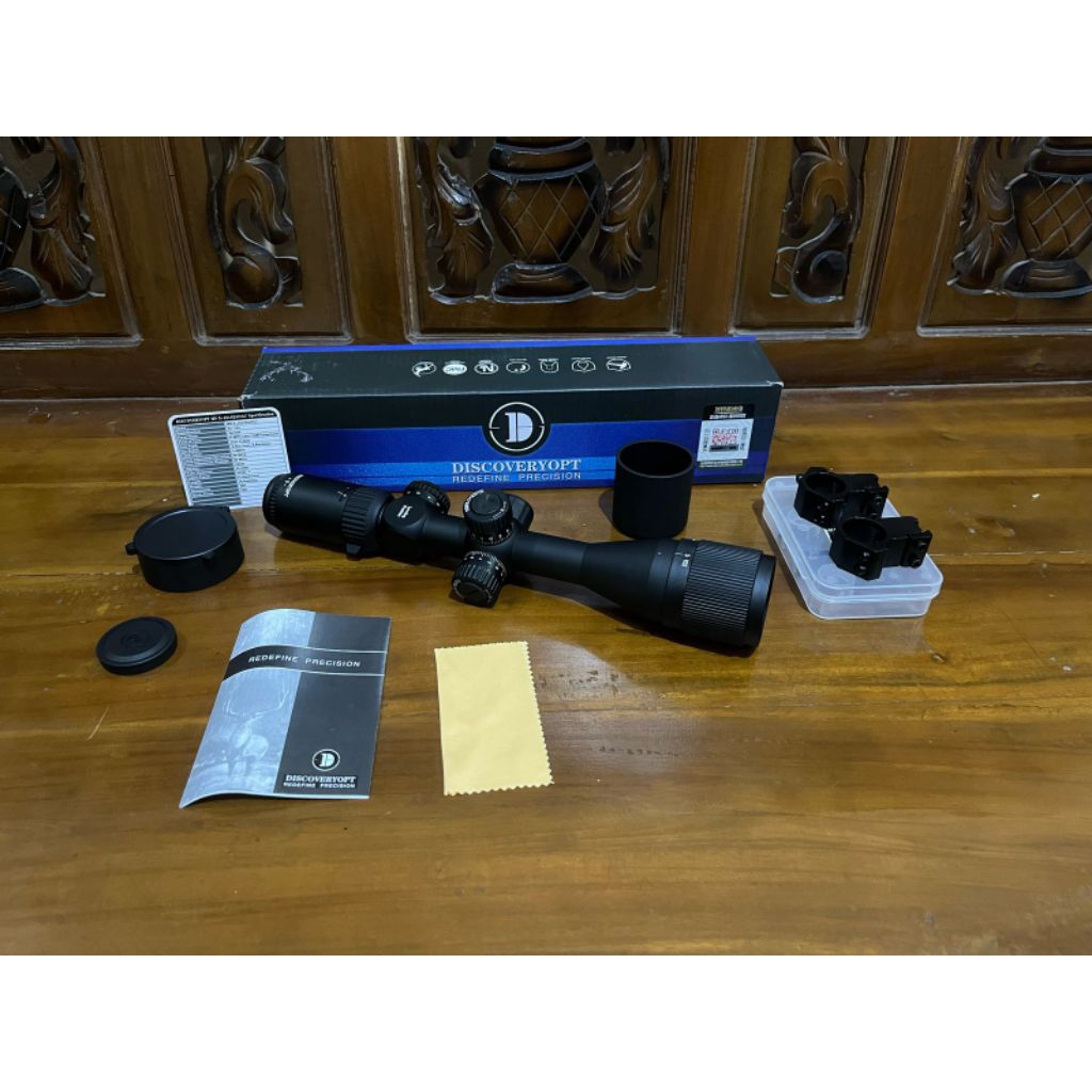 Jual TELESKOP DISCOVERY MS 3-12X42 AOAC ORIGINAL RETIKEL NYALA TAHAN ...