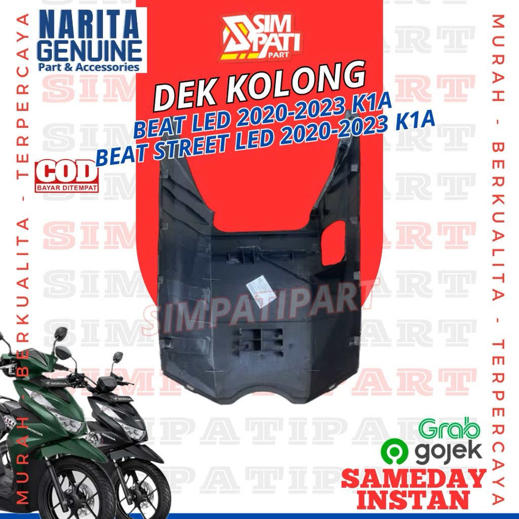 Jual Footrest bawah Cover Dek Kolong Beat Led 2020 / Beat Deluxe / Beat ...