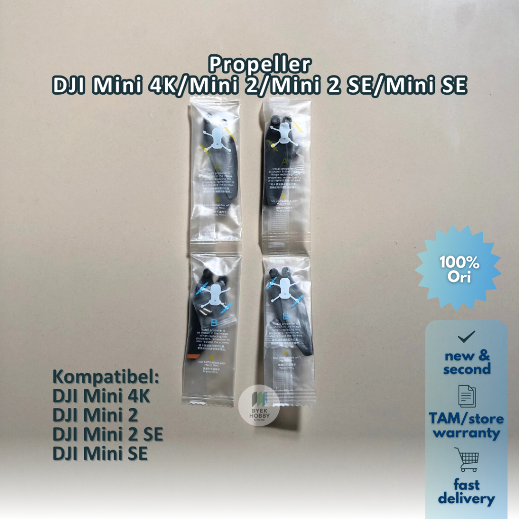 Jual Propeller for DJI Mini 2 Mini 4K Mini 2 SE Mini SE Original (New ...