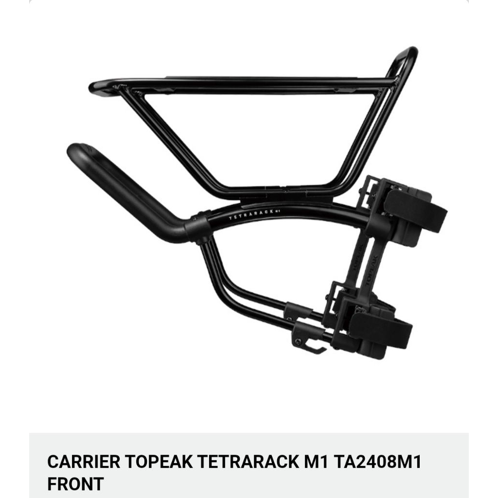 Jual Front Carrier Topeak Tetrarack M1. Rak Depan Topeak Alloy | Shopee ...