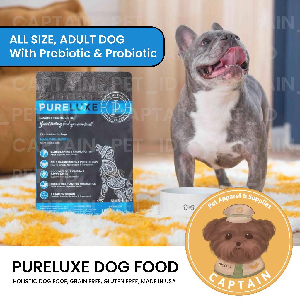 Jual PURELUXE DOG FOOD ADULT TURKEY WITH PREBIOTICS PROBIOTICS MAKANAN ... - Pug Food Options With Prebiotic Probiotics