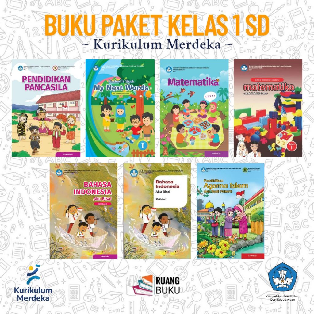 Jual Buku Paket Kelas 1 SD Kurikulum Merdeka | Shopee Indonesia