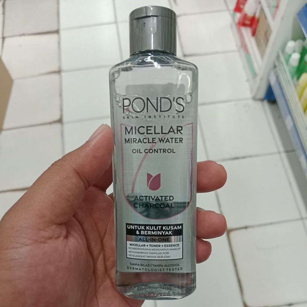 Jual ponds micellar activated charcoal 100ml | Shopee Indonesia